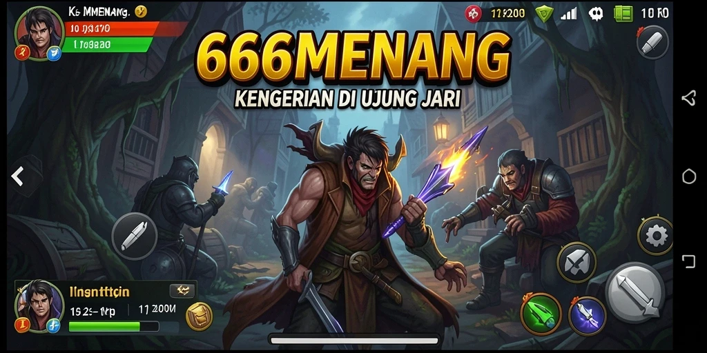 Tampak menegangkan dalam gameplay horror 666MENANG