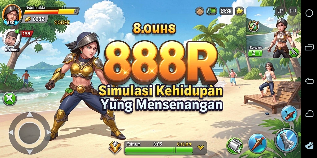 Screenshot 888R menampilkan pengalaman gameplay Simulation yang menarik.
