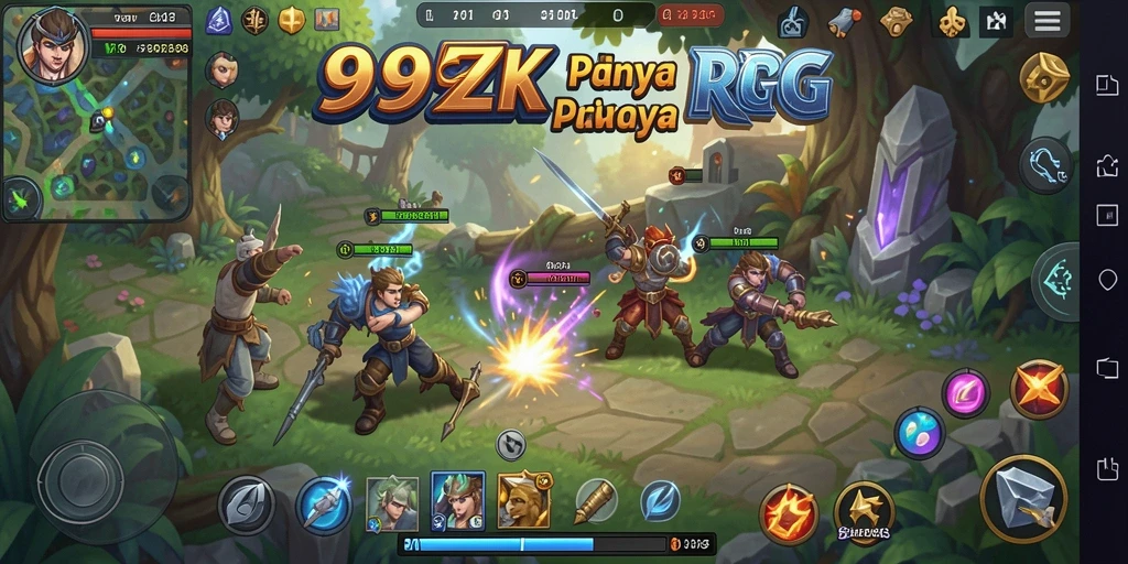 Tampilan permainan RPG menarik di 999ZK dengan grafis yang memukau.