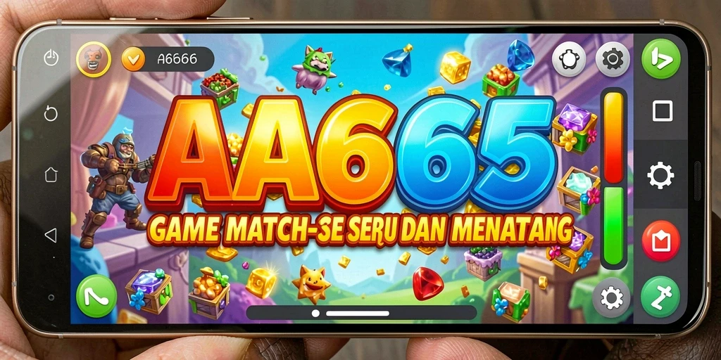 Gameplay AA666 dengan tantangan Match-3 yang seru dan memikat.