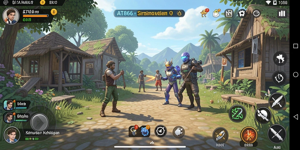 Tangkapan layar AT866 menampilkan gameplay simulasi yang menarik dan interaktif.