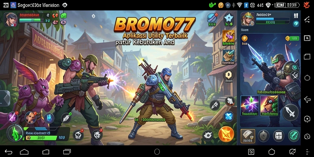 Tampilan utama BROMO77 menampilkan antarmuka mudah digunakan untuk manajemen Utility.