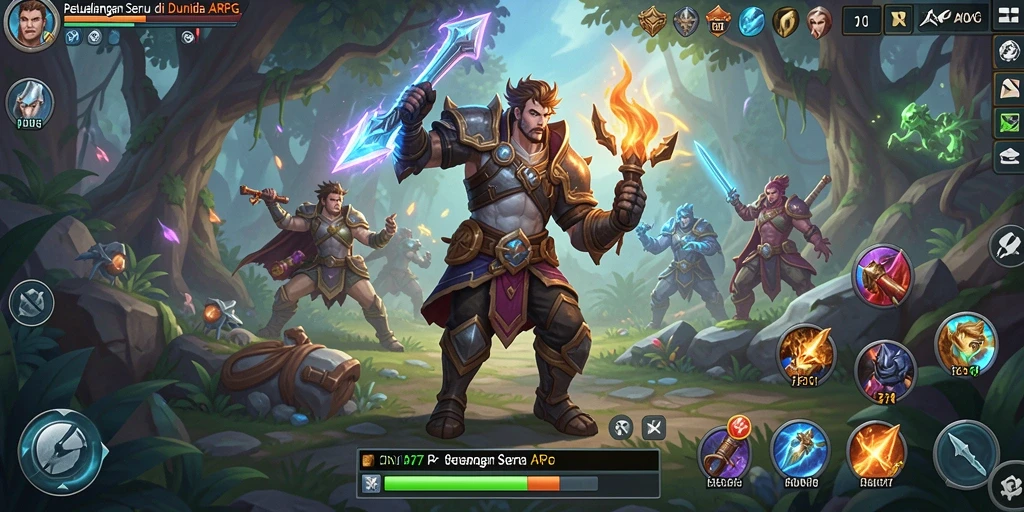 Screenshot gameplay CINEMA77 menampilkan aksi seru dan grafis yang memukau.