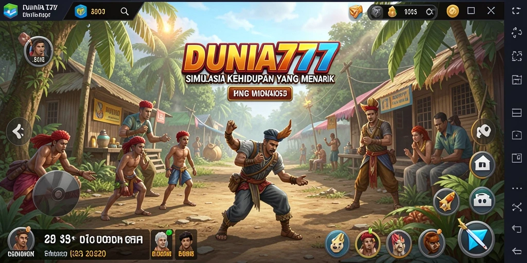 Tampilan gameplay DUNIA777 yang menarik dan interaktif.
