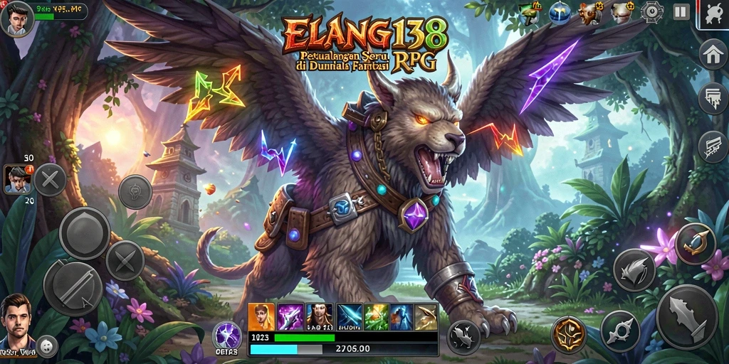 Tampilan gameplay seru di ELANG138 dengan karakter dan lingkungan yang hidup.