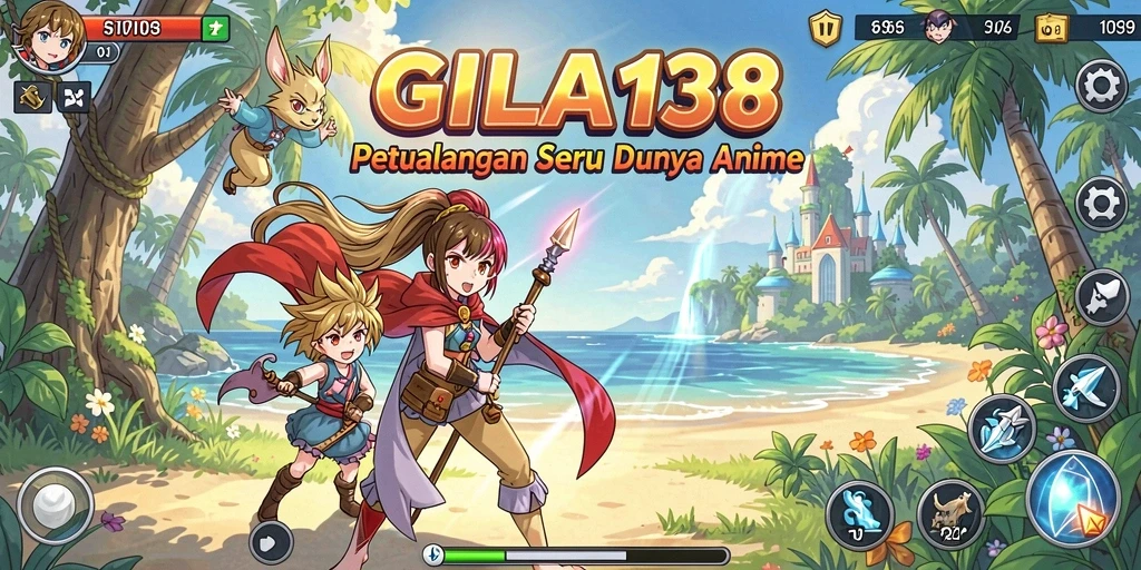 Screenshot GILA138 menampilkan aksi seru dalam permainan Anime.