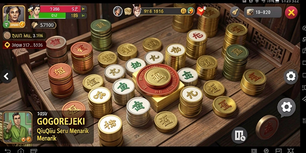 Tampilan gameplay QiuQiu di GOGOREJEKI yang menarik.