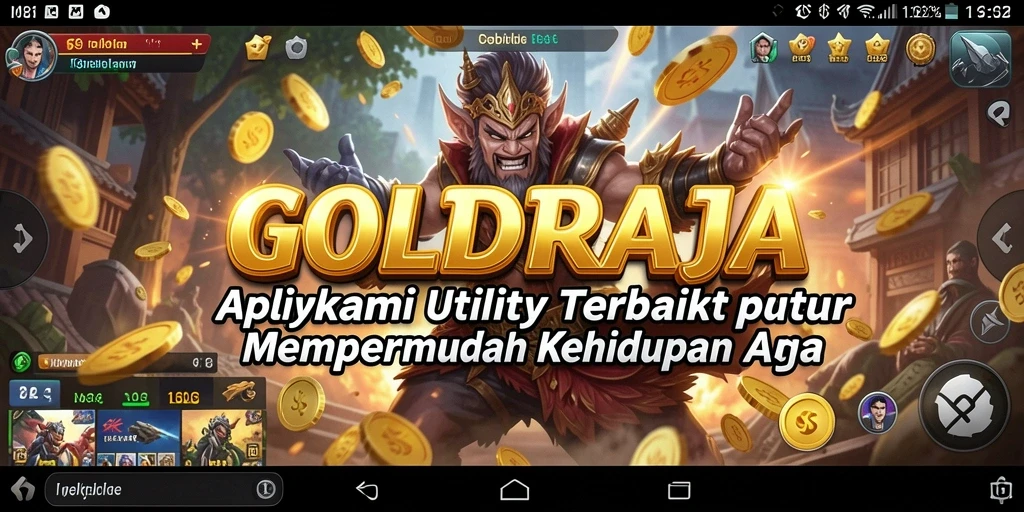 Screenshot dari antarmuka aplikasi GOLDRAJA yang mempermudah manajemen tugas.