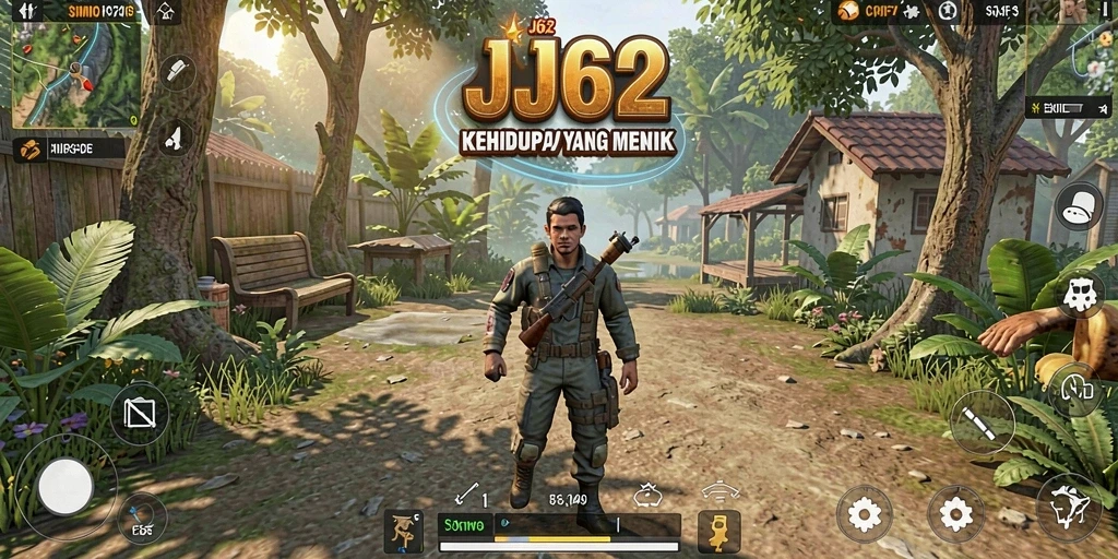 Menampilkan gameplay interaktif dari JJ62 dengan grafis yang menawan.