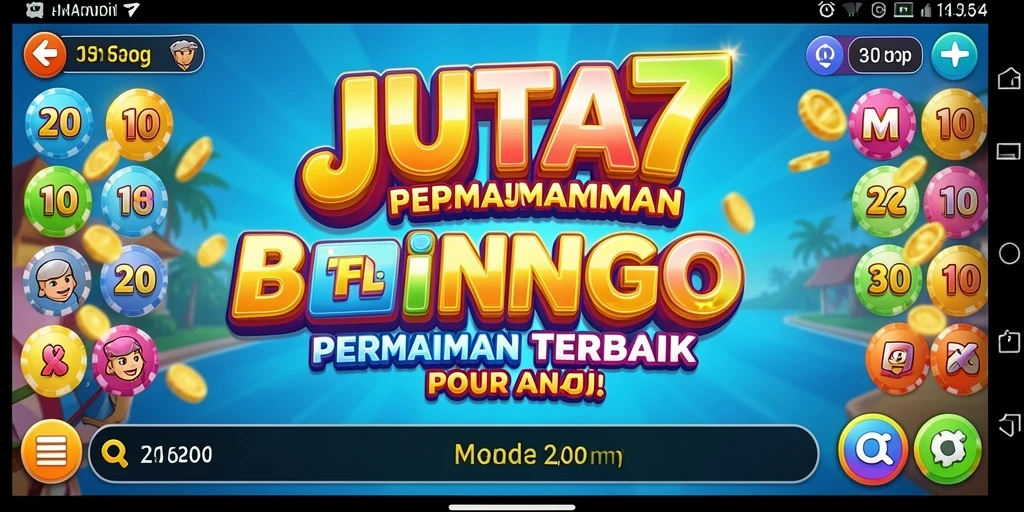Tangkapan layar gameplay Bingo JUTA7 yang mengasyikkan.