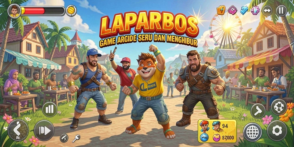 Tangkapan layar LAPARBOS menampilkan aksi gameplay Arcade yang mendebarkan.
