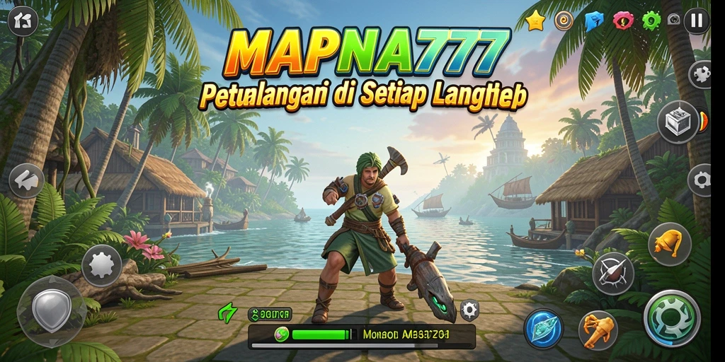 Tampilan gameplay seru di dunia petualangan MAPNA777.