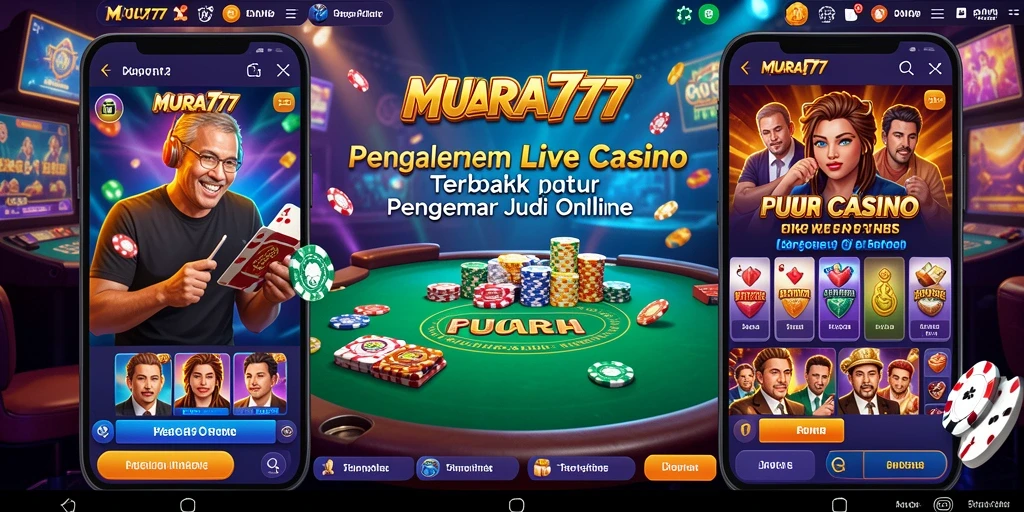 Tampilan gameplay Live Casino mendebarkan di MUARA777.
