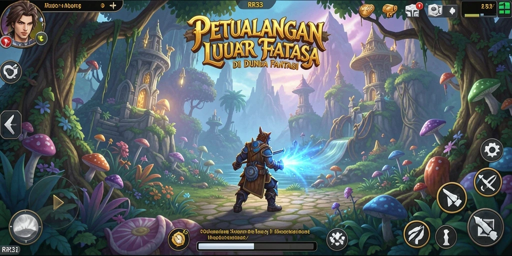 Tampilan gameplay RR33 dengan petualangan yang seru dan menantang.