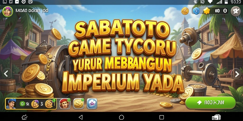 Tangkapan layar SABATOTO yang menunjukkan serunya gameplay Tycoon.