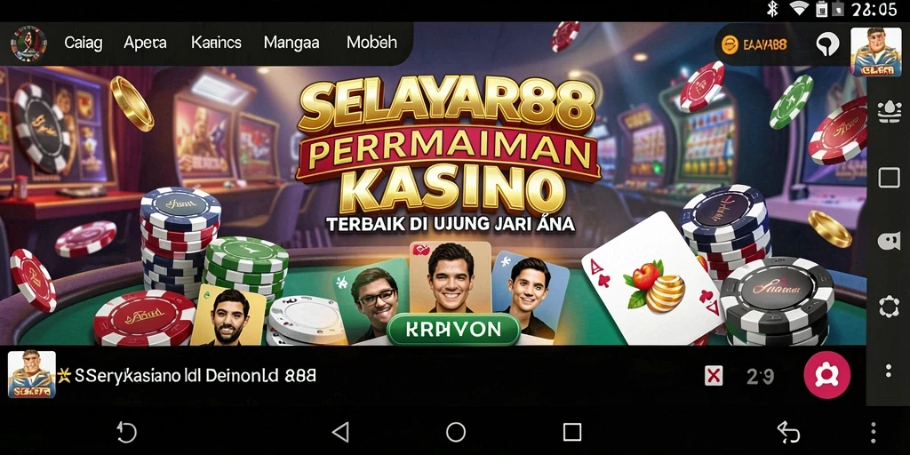 Tampilan gameplay menawan di SELAYAR88 yang menghadirkan keseruan Kasino.