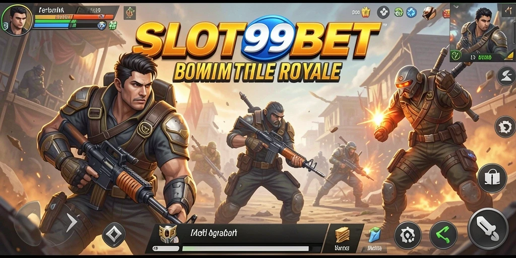 Tangkapan layar menunjukkan aksi intens dalam pertempuran Battle Royale.