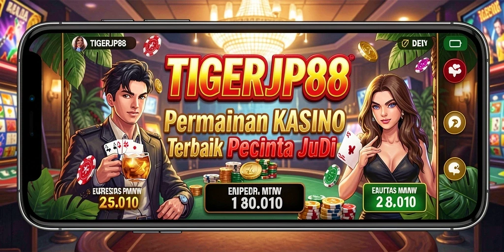 Screenshot TIGERJP88 menampilkan permainan kasino yang seru dan menantang.
