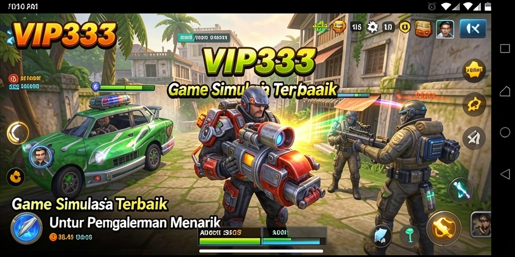 Screenshot dari gameplay VIP333 menampilkan interaksi karakter dan lingkungan.