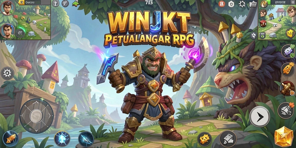 Gameplay menarik <strong>WINJKT</strong> dengan pertempuran seru dan petualangan mendalam.