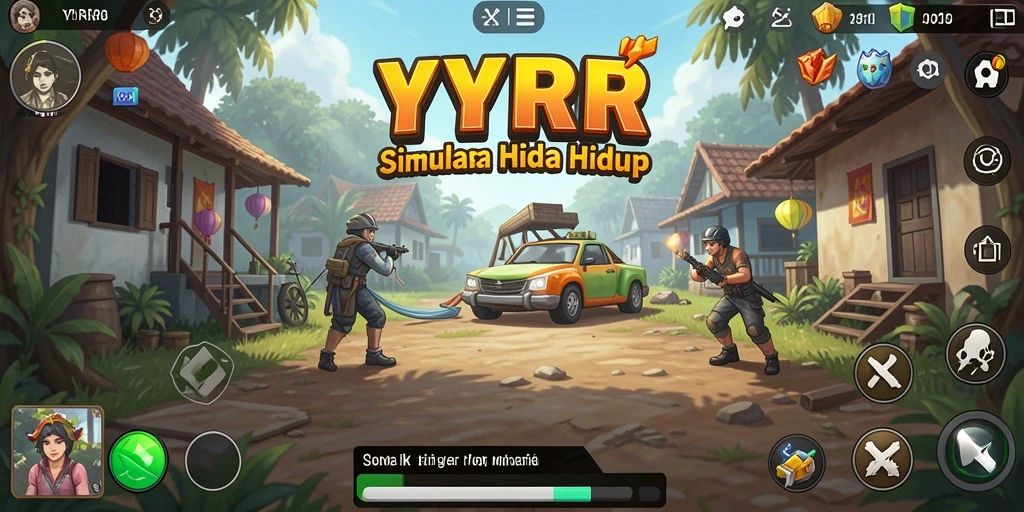 Tampilan gameplay YYRR yang menakjubkan dan interaktif.
