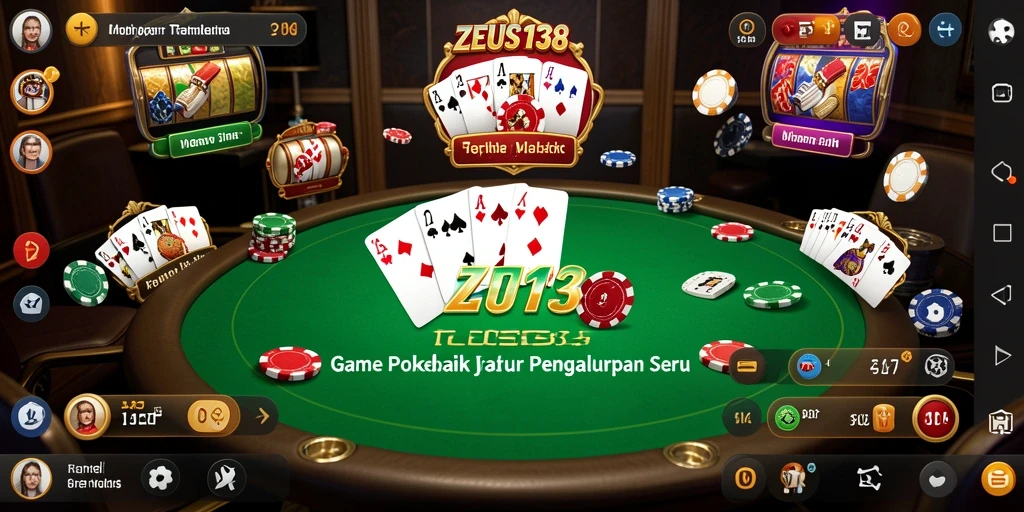 Screenshot utama ZEUS138 menunjukkan gameplay Poker yang seru dan interaktif.